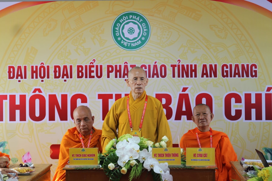 Đại hội Phật giáo An Giang: 700 đại biểu dự phiên quan trọng