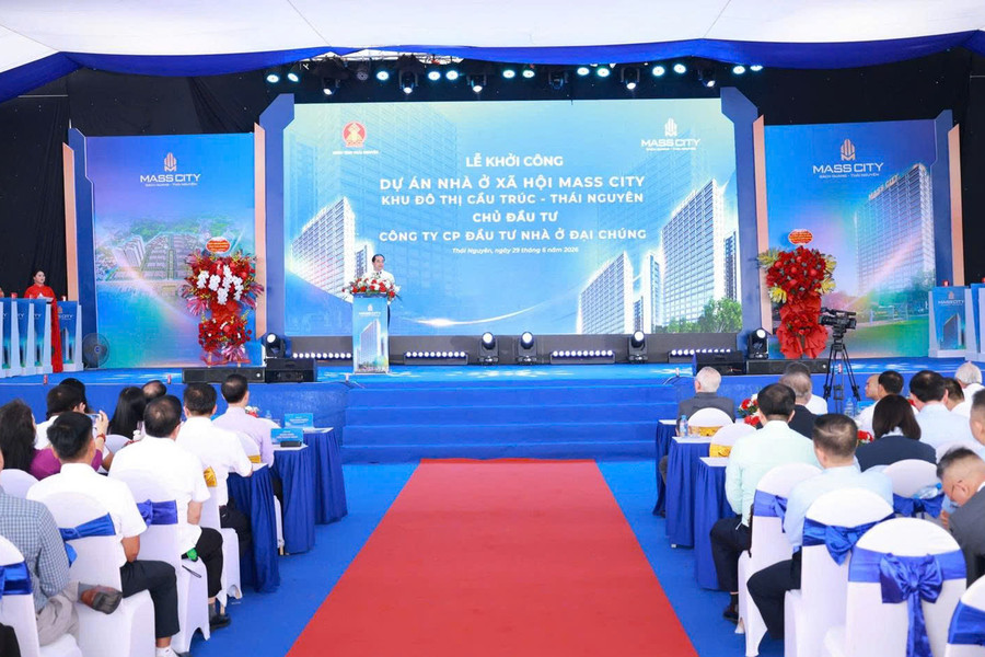 Thái Nguyên khởi công 6 dự án nhà ở xã hội hơn 7.500 tỷ đồng
