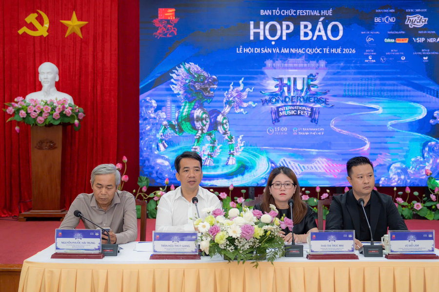 Lễ hội Di sản và Âm nhạc Quốc tế Huế 2026: Âm nhạc đánh thức di sản