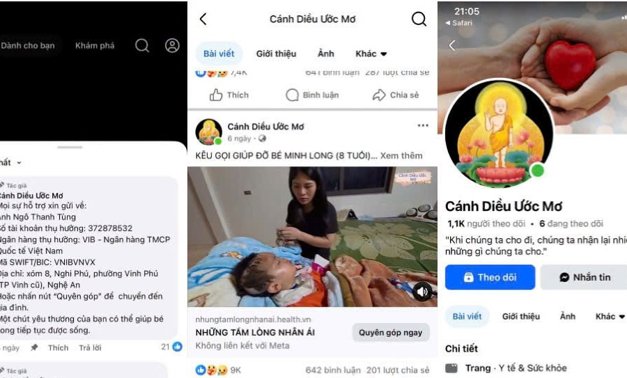 Sự thật phía sau fanpage 'Cánh Diều Ước Mơ' do Trương Kim Bốn vận hành