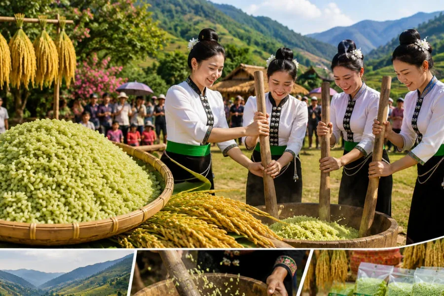 Lễ hội Cốm Tú Lệ diễn ra cuối tháng 8
