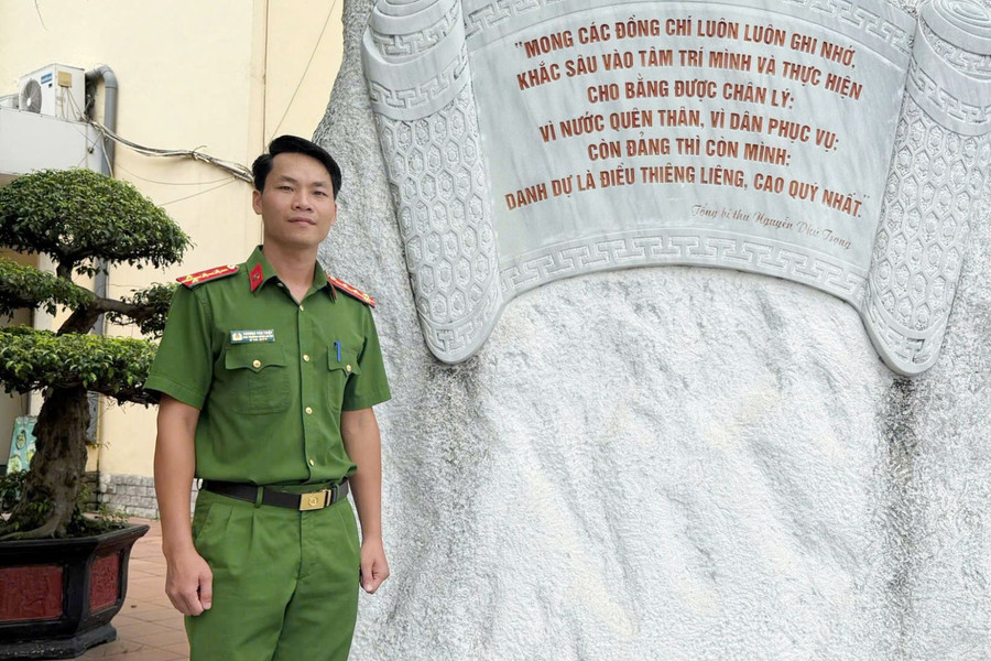 Tâm thư cảm ơn Phó Trưởng Công an xã dũng cảm cứu bé trai đuối nước