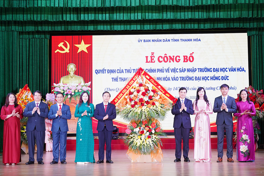 Công bố quyết định sáp nhập 2 trường đại học ở Thanh Hóa